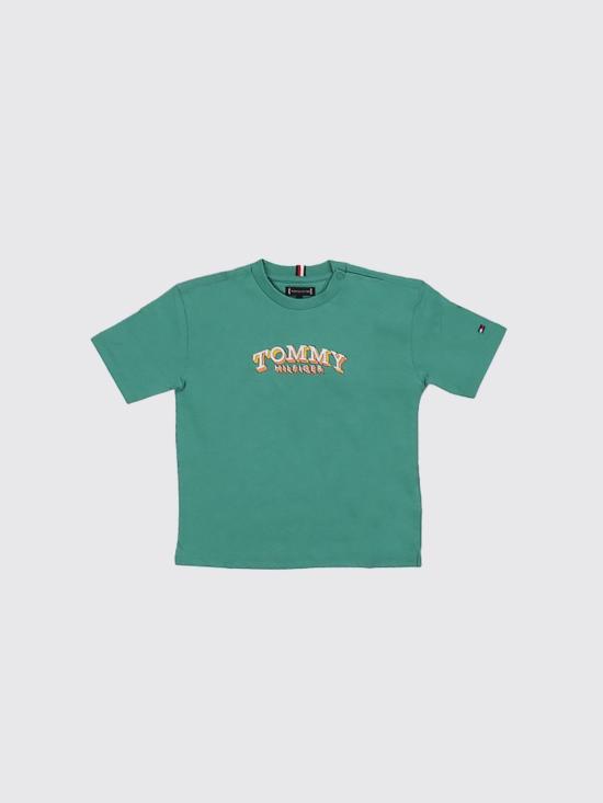26SS [키즈] 타미힐피거 티셔츠 KB0KB10267 L5Y Green