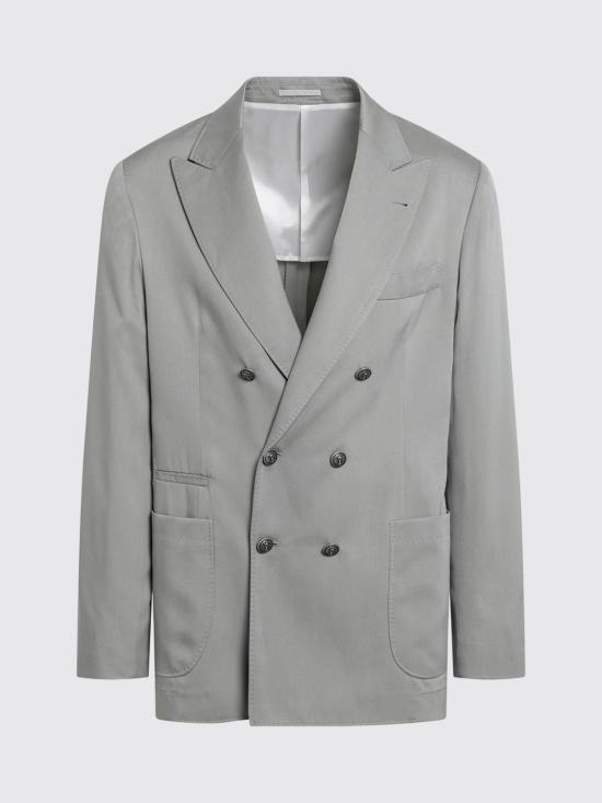 26SS 브루넬로 쿠치넬리 수트 자켓 MB4127BBD C1040 Kaki - BRUNELLO CUCINELLI