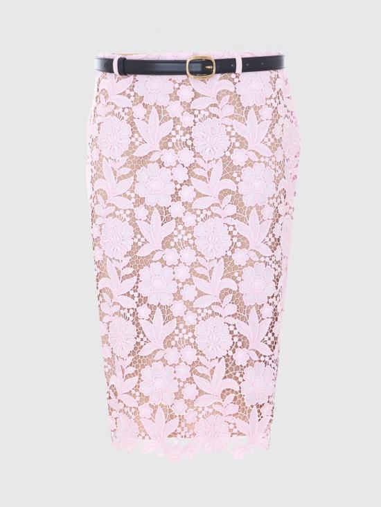26SS 셀프 포트레이트 미디 스커트 SS26182MSKP Pink - SELF PORTRAIT