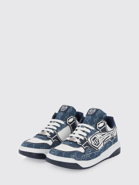 26SS 필립 플레인 스니커즈 SAFSMSC4077PLE005N 14 Blue - PHILIPP PLEIN