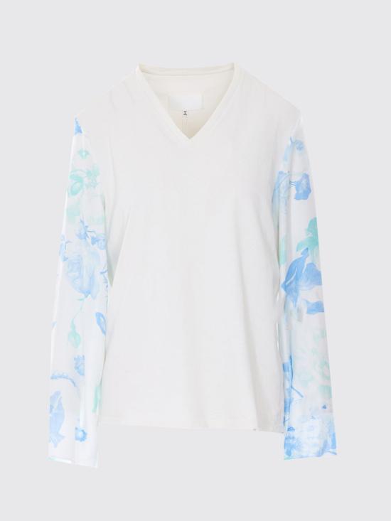26SS 마르지엘라 긴팔 티셔츠 S29GC0310S24575 977 White - MAISON MARGIELA