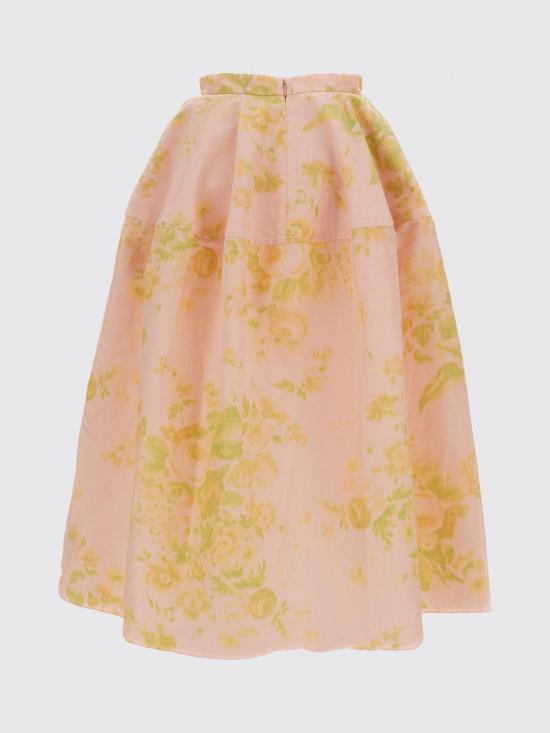 26SS 에르뎀 롱 스커트 SS26S3651593014 ROSEBOUQUET Pink - ERDEM