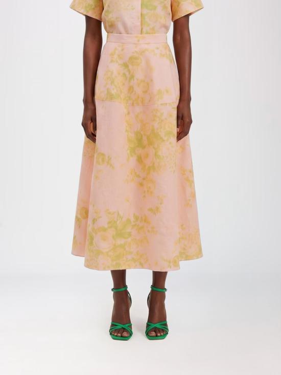 26SS 에르뎀 롱 스커트 SS26S3651593014 ROSEBOUQUET Pink
