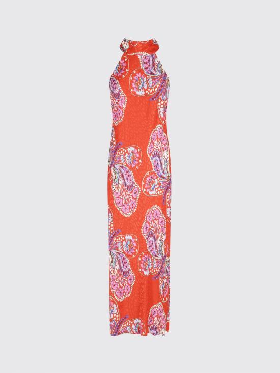26SS 릭소 롱 원피스 0100537822608860 BUTTERFLY BLOOM JACQUARD Red - RIXO