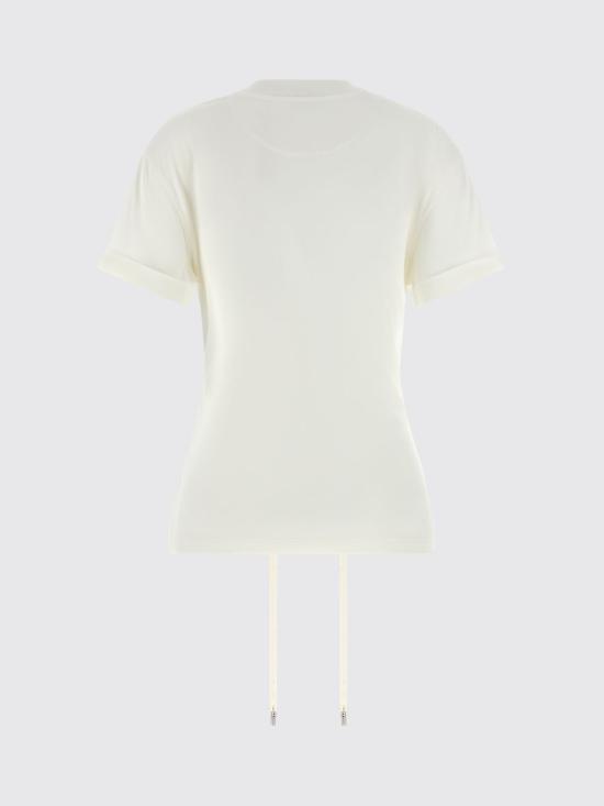 26SS 알렉산더 맥퀸 반팔 티셔츠 863552QLAEZ 9007 Ivory - ALEXANDER MCQUEEN