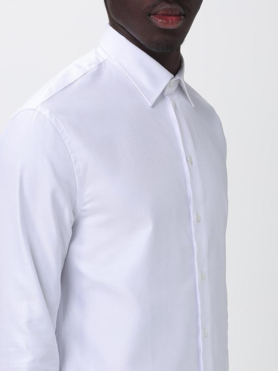 26SS 엠포리오 아르마니 긴팔 셔츠 EM005147TE16908 U0002 White - EMPORIO ARMANI