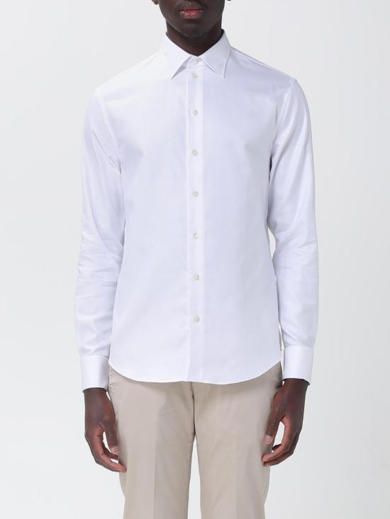 26SS 엠포리오 아르마니 긴팔 셔츠 EM005147TE16908 U0002 White