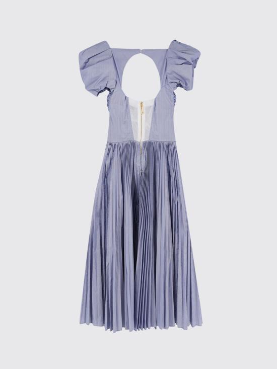 26SS 엘리자베타프랜치 미디 원피스 AB96762E2 019 Blue - ELISABETTA FRANCHI