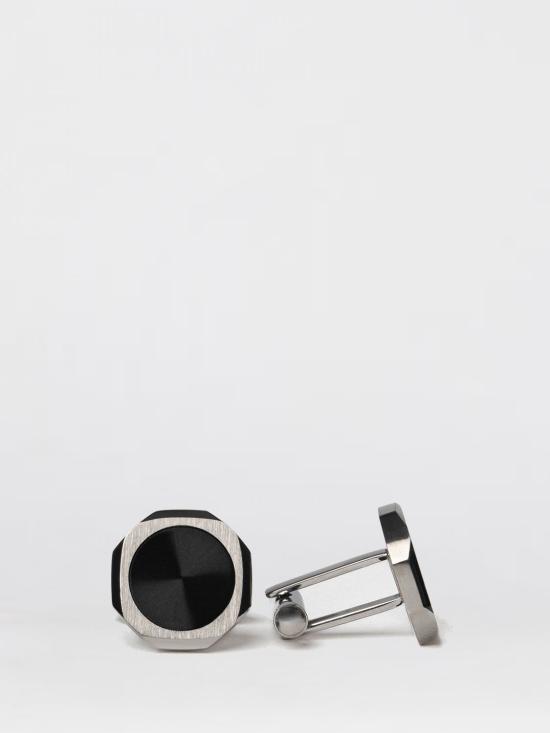 26SS D1밀라노 커프스 링크/타이 홀더 D1JWCLSU01 BLACK SILVER CUFFLINKS Black