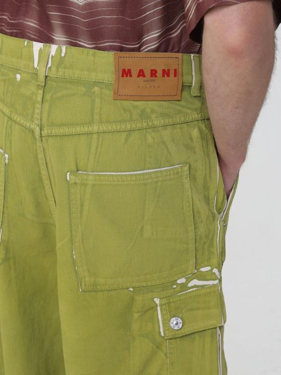 26SS 마르니 숏팬츠 PUJU0125A1USCY64 PRV15 Lime - MARNI