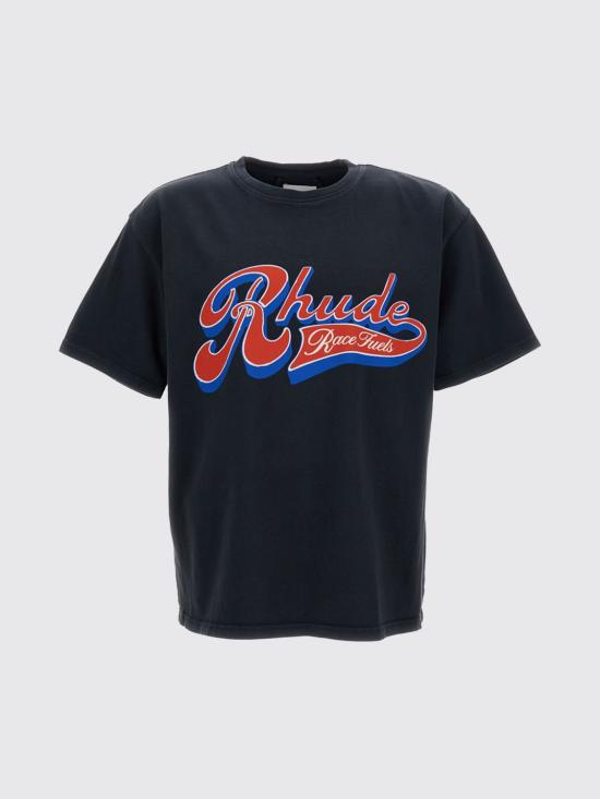 26SS 루드 반팔 티셔츠 RHSS26TT03012 6187 Black - RHUDE