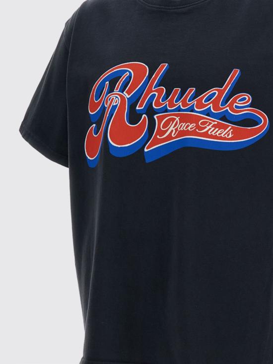 26SS 루드 반팔 티셔츠 RHSS26TT03012 6187 Black - RHUDE