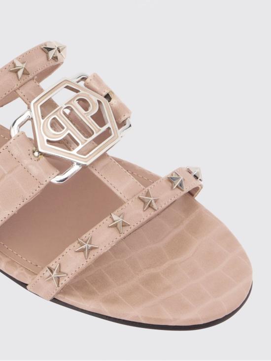 26SS 필립 플레인 뮬/슬리퍼 SAFSWSA0764PLE010N 06 Beige - PHILIPP PLEIN