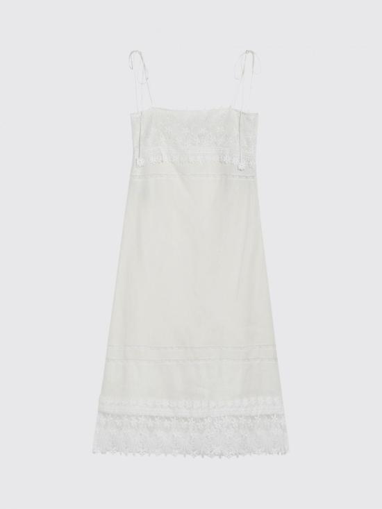 26SS 발렌티노 가라바니 롱 원피스 8B3VAJM59M4 A03 Ivory - VALENTINO GARAVANI