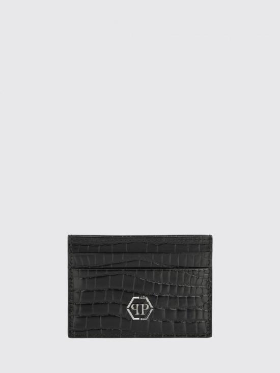 26SS 필립 플레인 지갑 SAFAWVG0125PLE010N 02 Black - PHILIPP PLEIN