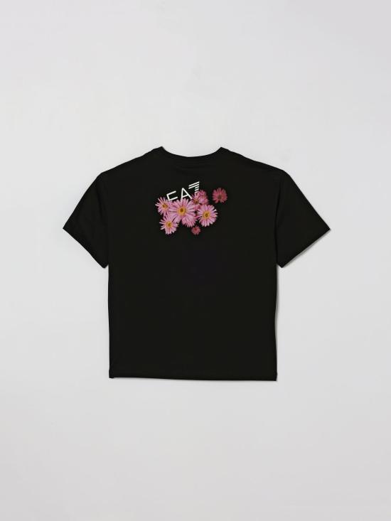 26SS [키즈] 엠포리오 아르마니 티셔츠 7G000224AF21636 UC001 Black - EMPORIO ARMANI
