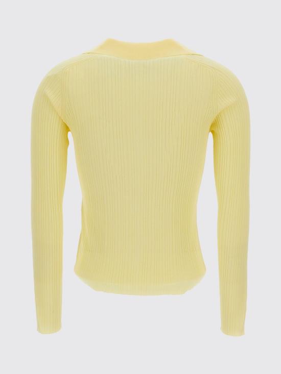 26SS 메종키츠네 가디건 QW00501KT1195 0424 Yellow - MAISON KITSUNE