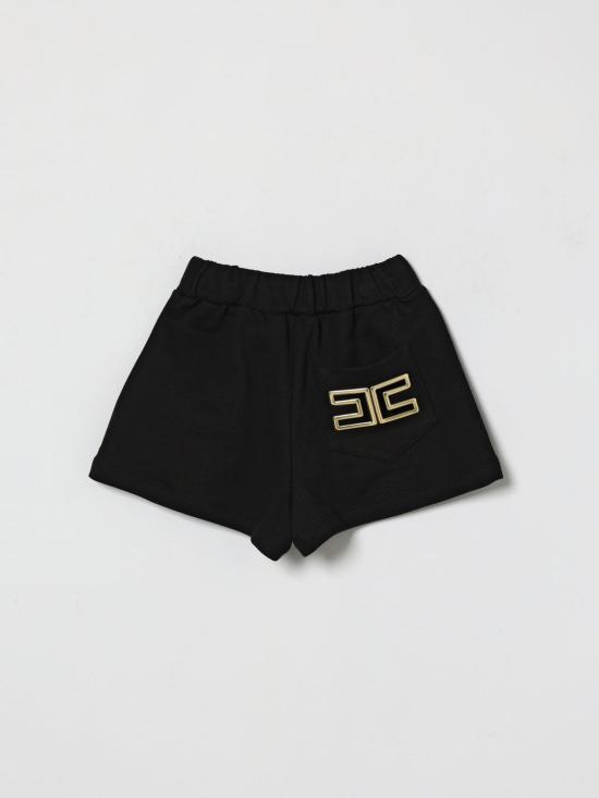 26SS [키즈] 엘리자베타프랜치 쇼츠/버뮤다 EFBE083FF002 N005 Black - ELISABETTA FRANCHI