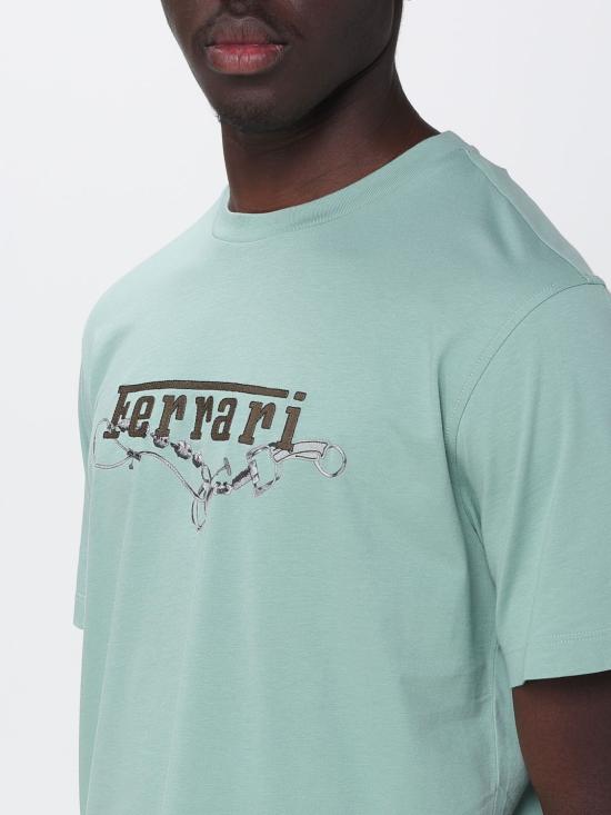 26SS 페라리 반팔 티셔츠 50838 VRGR Green - FERRARI