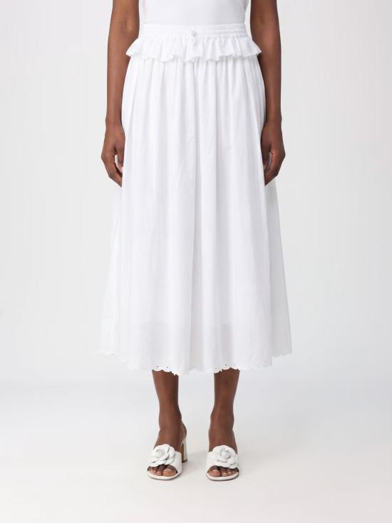 26SS 세실리아 반센 롱 스커트 26RTW17002 White