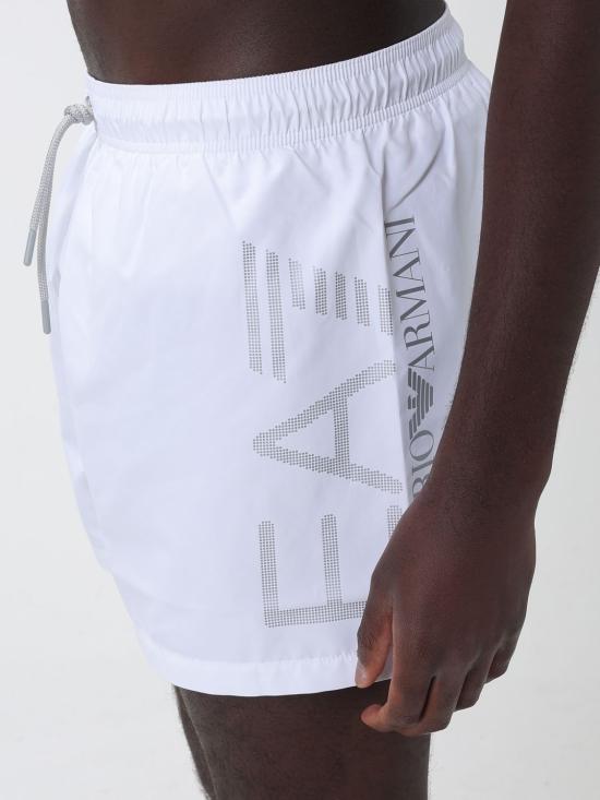 26SS 엠포리오 아르마니 스윔팬츠 7M002001AF14497 M0076 White - EMPORIO ARMANI