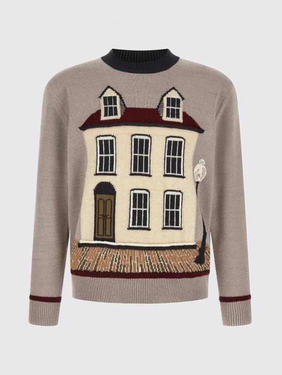 26SS 와타나베 준야 스웨터 WQN013 1 Grey - JUNYA WATANABE