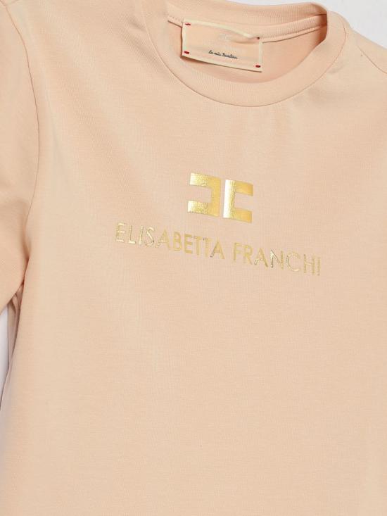 26SS [키즈] 엘리자베타프랜치 티셔츠 EFTS260JE006 C125 Pink - ELISABETTA FRANCHI