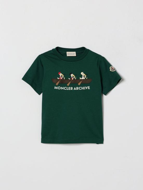 26SS [키즈] 몽클레어 티셔츠 8C0000289AFV 866 Green