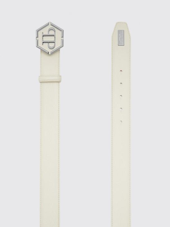 26SS 필립 플레인 레귤러 벨트 AAAAWVA0360PLE010N 06 Beige - PHILIPP PLEIN