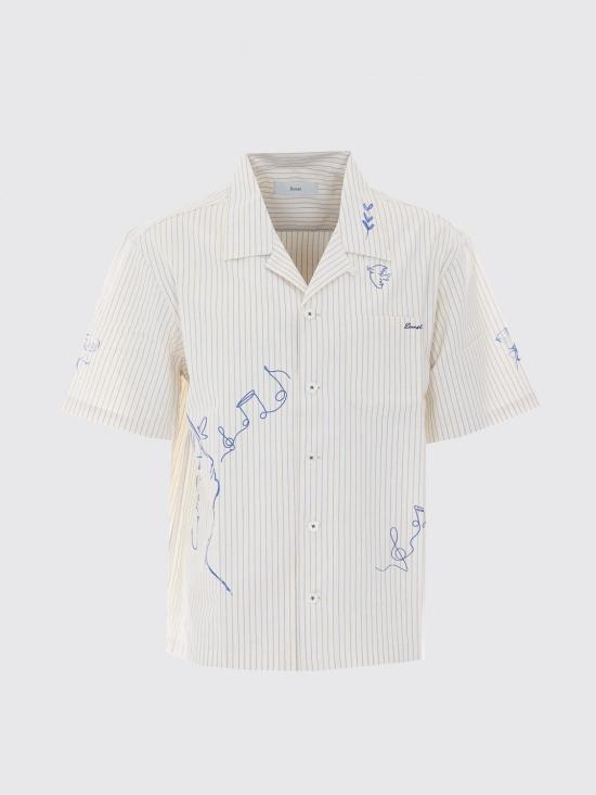26SS 던스트 셔츠 UDSH6B121B1 CAPRI OCEAN White - DUNST