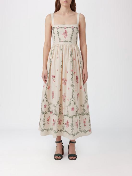 26SS 아구아 벤디타 롱 원피스 20858 MULTICOLOR White