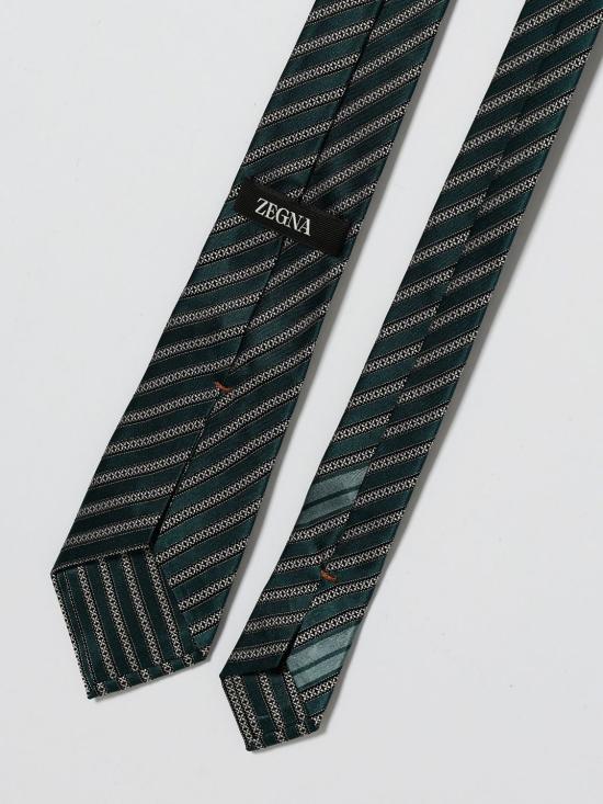 26SS 에르메네질도제냐 넥타이 1PBZ3C45TA3 TE1 Green - ERMENEGILDO ZEGNA