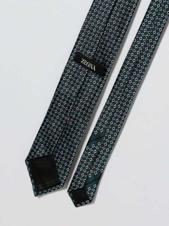 26SS 에르메네질도제냐 넥타이 1P8Z3C47TA3 TE1 Green - ERMENEGILDO ZEGNA