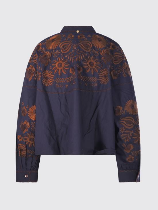 26SS 안틱 바틱 블라우스 MATIAS1BBL NAVY Blue - Antik Batik