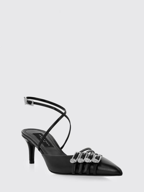 26SS 필립 플레인 힐/펌프스 FAESWSD0691PLE005N 02 Black - PHILIPP PLEIN