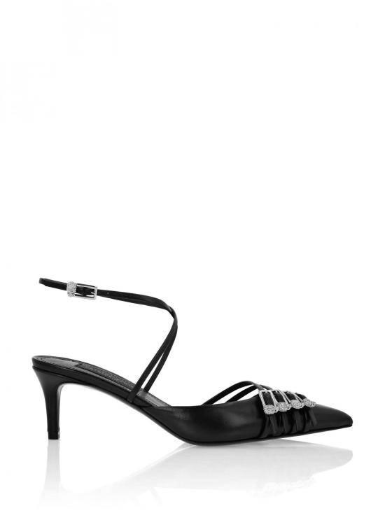 26SS 필립 플레인 힐/펌프스 FAESWSD0691PLE005N 02 Black - PHILIPP PLEIN