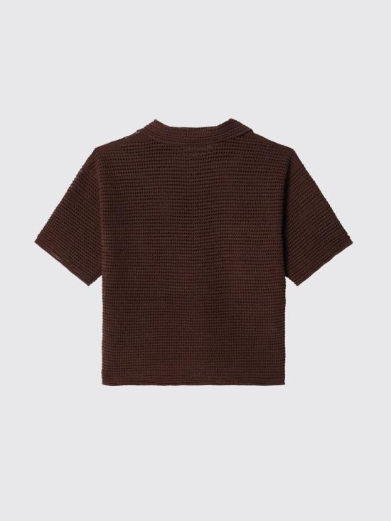 26SS 오라리 폴로 티셔츠 A26SP02SS Brown - AURALEE