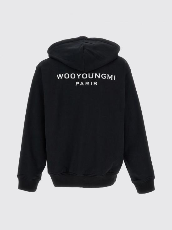26SS 우영미 후드 티셔츠 W261TS47 741B Black - WOOYOUNGMI