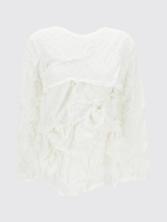 26SS 꼼데가르송 블라우스 GQT019051 1 White - COMME DES GARCONS