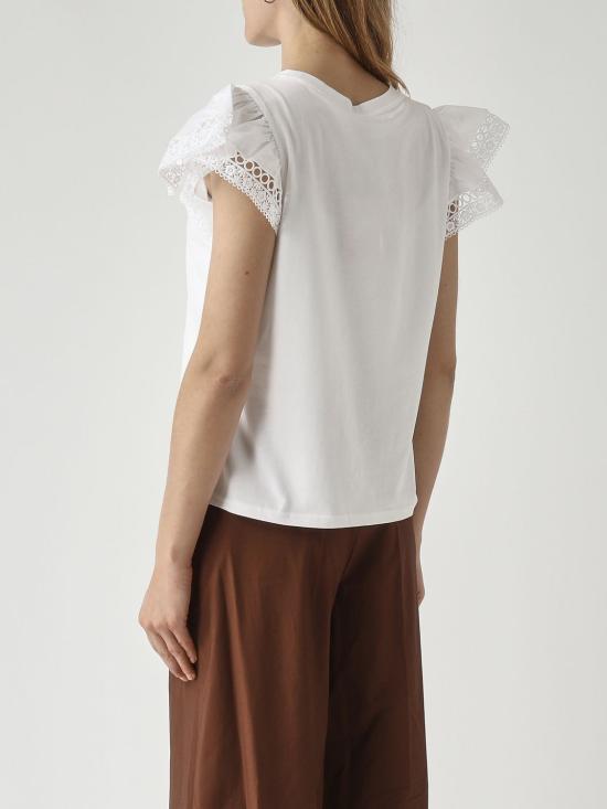 26SS 트윈셋 반팔 티셔츠 261TT2064 00001 White - TWINSET