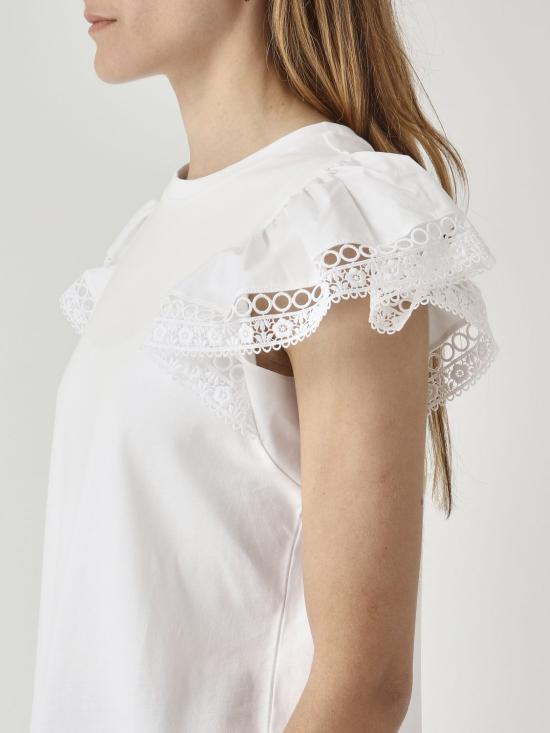 26SS 트윈셋 반팔 티셔츠 261TT2064 00001 White - TWINSET