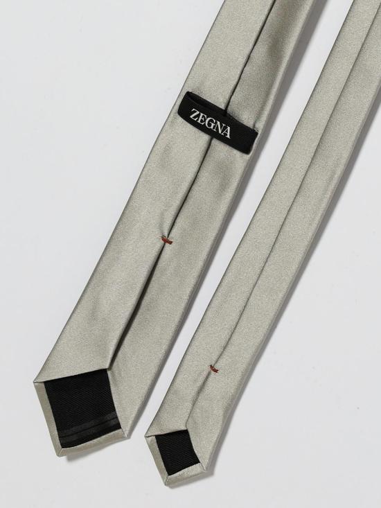 26SS 에르메네질도제냐 넥타이 1P7Z6D60TA6 GR4 Grey - ERMENEGILDO ZEGNA