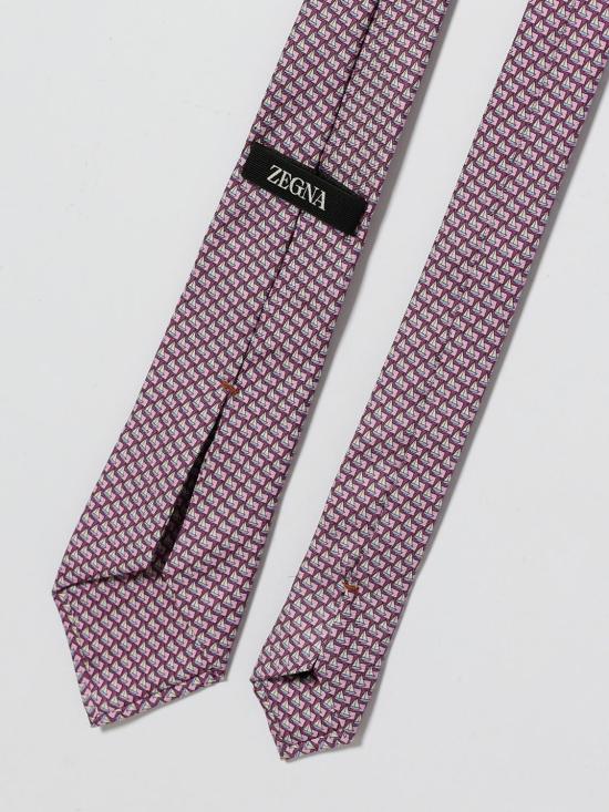 26SS 에르메네질도제냐 넥타이 1PBZ3W00TA3 PI1 Pink - ERMENEGILDO ZEGNA