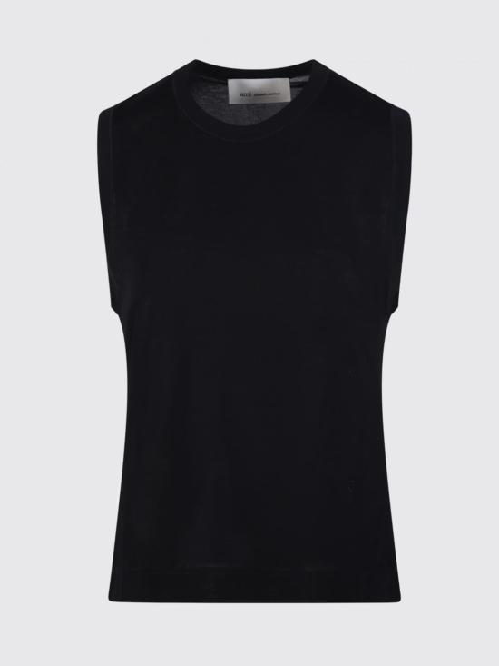 26SS 아미 민소매 티셔츠 FTP818JE0211 001 Black - AMI