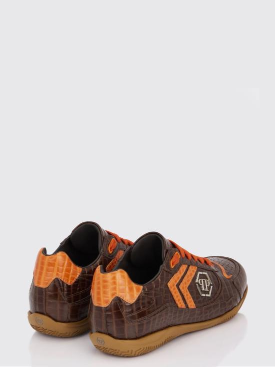 26SS 필립 플레인 스니커즈 SAFSUSC0907PLE010N 04 Brown - PHILIPP PLEIN