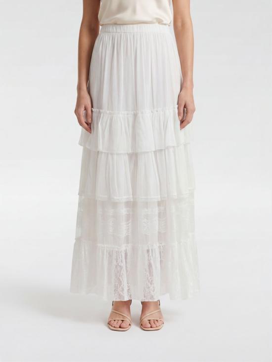 26SS 아니예 바이 롱 스커트 185158 02477 White