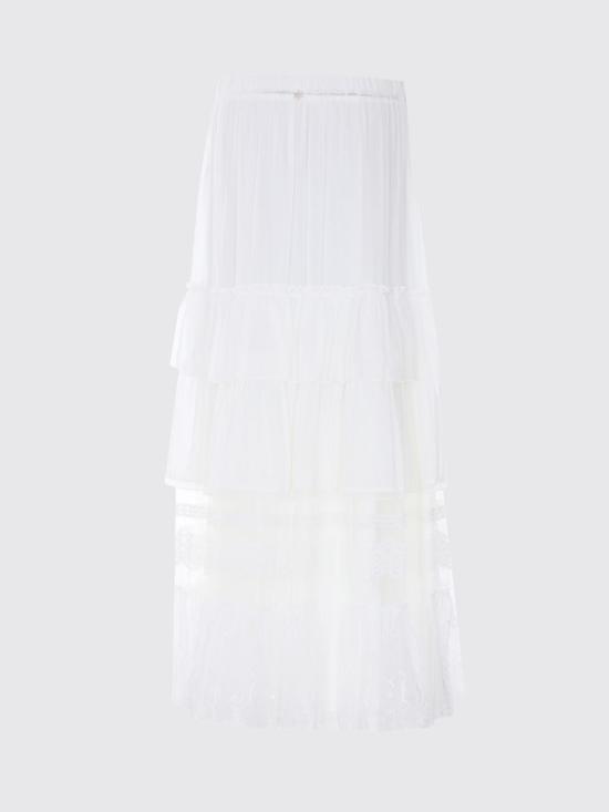 26SS 아니예 바이 롱 스커트 185158 02477 White - ANIYE BY