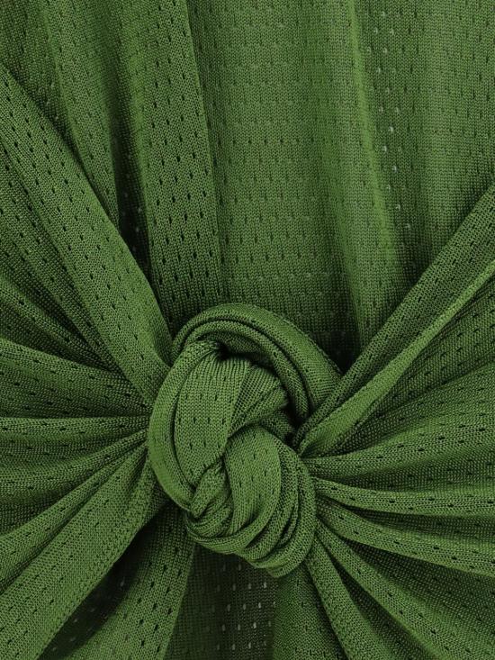 26SS 디 아티코 숏 원피스 260WCA00418KVV092AA 129 Green - THE ATTICO