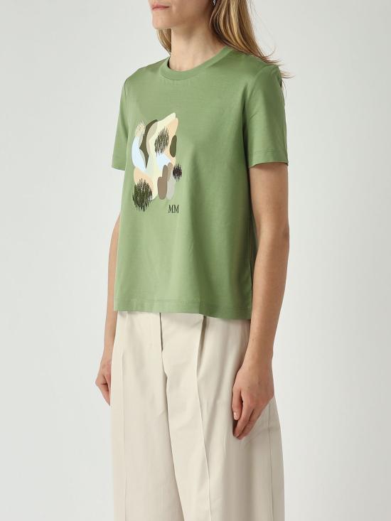 26SS 막스마라 반팔 티셔츠 2616941108600 013 Green - MAX MARA