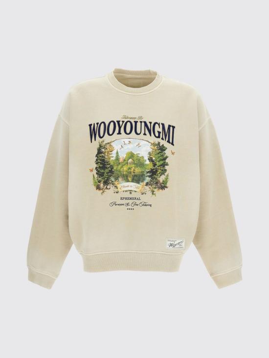 26SS 우영미 긴팔 티셔츠 W261TS25 795E Beige - WOOYOUNGMI